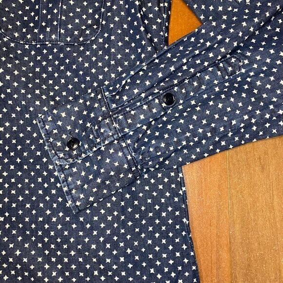 J. Crew ⭐️ Star Dark Denim Shirt 2 - Picture 4 of 8